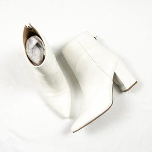 Steve Madden White Booties
